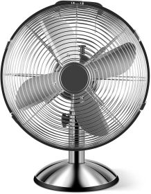 Simple Deluxe 12 Inch Stand Fan, Horizontal Ocillation 75¬∞, 3 Settings Speeds, Low Noise, Quality Made Durable Fan, High Velocity, Heavy Duty Metal F