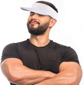 Black Zebra Cap Visor; Polyester Sun Visors for Women; Stretchable Running Visors for Women; Elastic Tennis Visors for Women; Spandex Black Visor; Coo