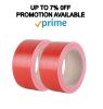Heavy Duty Red Duct Tape 2" x 60 yds 9 Mil Thick ‚Äì 2 Roll Polyethylene Coated Cloth Tape for General Maintenance Wrapping Bundling Box Sealing Durab