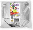 Pack of 10 Insulated Thermal Bubble Bags with Hand Hole. Lightweight High Capacity Metallized Foil Tote Bag 8x8x12 Easy Use Adhesive Tape Seal Closure