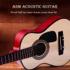 30 Inch Acoustic Guitar Junior Acoustic Guitar Starer Kit with Carrying Bag, Picks, E-Tuner, Strap, Natural