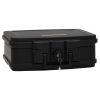 Safe Box Black 17.3"x14.6"x6.5" Polypropylene