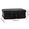 Safe Box Black 17.3"x14.6"x6.5" Polypropylene