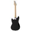 [Do Not Sell on Amazon] Glarry Full Size 6 String S-S Pickup GMF Electric Guitar with Bag Strap Connector Wrench Tool Black