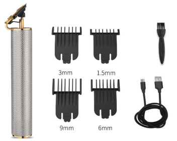 Hair clipper electric clipper head electric clipper (Option: NewSilver)