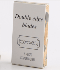 Classic manual shaver safe old fashioned (Option: 5-piece blade)
