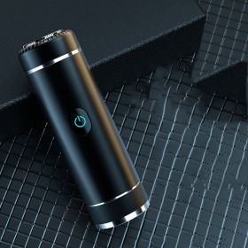Portable Mini Rechargeable Floating Shaver (Option: Black-USB)