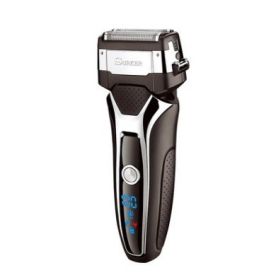 LCD Digital Display Electric Razor Reciprocating Rechargeable Shaver (Option: AU)