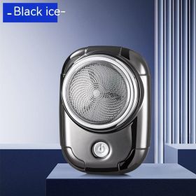USB Charging Travel Portable Mini Shaver (Option: Black ice English packaging-USB)