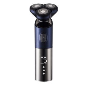 Multifunctional Intelligent Floating Electric Shaver Whole Body Washing Razor Rechargeable (Option: Blue-B)