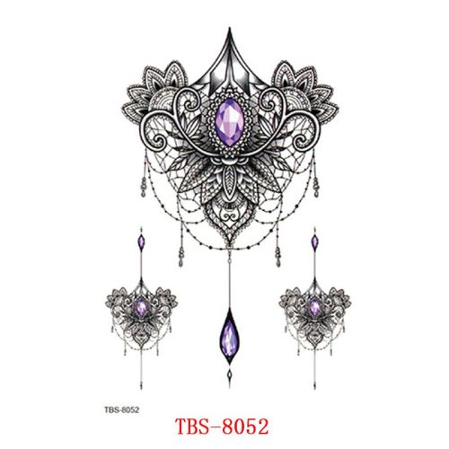 Waterproof Tattoo With Totem Characters