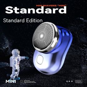 Electric Compact Portable Long Endurance Mini Shaver (Option: Gradient Blue)