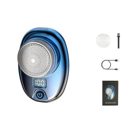 Household Full Body Water Washed Electric Shaver (Option: Gradient Blue-USB)