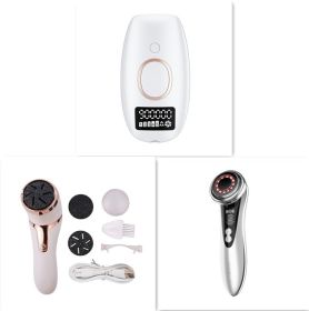 Laser Hair Removal Device Ipl Hair Removal Device Mouse Hair Removal Device Whole Body Epilator (Option: White Set-UK)