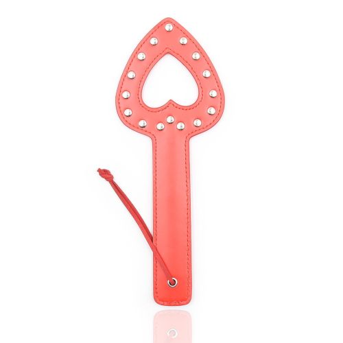 Heart Shaped Leather Rivet Racket