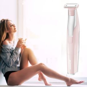 Lady's hair shaver Portable razor for men (Color: Pink)