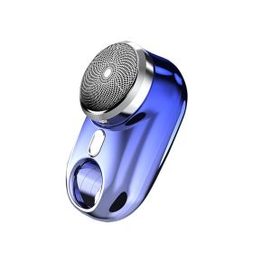 Travel Waterproof Portable Mini Shaver Electric USB Rechargeable (Option: Gradient Blue-USB)