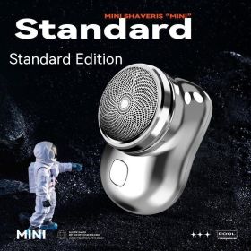 Electric Compact Portable Long Endurance Mini Shaver (Option: Cool Silver)