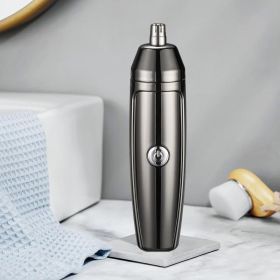 Portable Shaver With Electric Nose Hair Trimmer (Option: Black ice-USB)