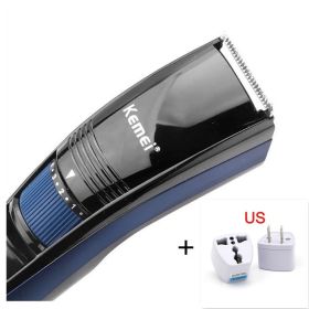 Home Hair Clipper Adjustable Knife Head Hair Clipper Shaver Electric Fader (Option: Grey-US)