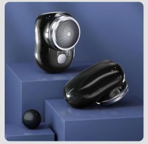 Shaver Upgrade 6 Blade Portable Mini Charger Travel Electric Shaver (Color: Black)