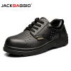 JACKBAGGIO Men's Steel Head Safety Protective Shoes Insulating Work Shoes Anti-Smashing Anti-stab Penetrating