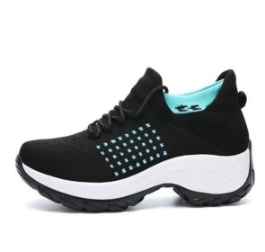 Lightweight Breathable Walking Sneakers (Color: Purple, size: 8.5)