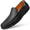 Leather Men Shoes Luxury Trendy 2022 Casual Slip on Formal Loafers Men Moccasins Italian Black Male Driving Shoes Sneakers