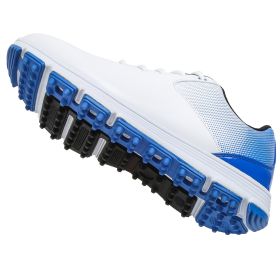 Waterproof Golf Shoes for Men Comfortable Golf Sneakers Outdoor Comfortable Walking Shoes Anti Slip Athletic Sneakers Male (Color: Lan, size: 12)