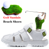 New Men's Golf Sandals Men's Outdoor Beach Shoes Summer Shoes Leather Sandals Men's Golf Shoes