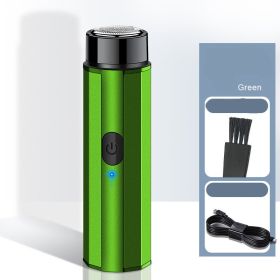 JLL032 Mini Electric Shaver For Men (Option: Green-USB)