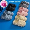 Women's Soft Sole Bubble Clogs; Lightweight Solid Color Closed Toe Adjustable Strap Sandals; Indoor & Outdoor Slippers
