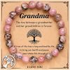 UNGENT THEM Tree of Life Bracelet Gifts for Grandma/Nana/Mother in Law/Bonus Mom/Best Mom/Gigi/Mimi/Mother of the Groom Birthday Christmas Wedding Mot