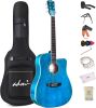 ADM Acoustic Cutaway Guitar Beginner Package;  41 Inches