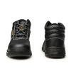 JACKBAGGIO Men's Protective Shoes Leather High-top Labor Insurance Shoes Anti-Smashing Anti-piercing Safety Shoes