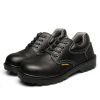 JACKBAGGIO Men's Protective Shoes Low Cut Black Safety Boots With Steel Toe Industrial Safety Equipment