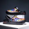Women's Colorful Hollow Out Clogs; Lightweight Non Slip Breathable Sandals; Outdoor & Indoor Slippers