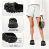 Women's Soft Sole Bubble Clogs; Lightweight Solid Color Closed Toe Adjustable Strap Sandals; Indoor & Outdoor Slippers