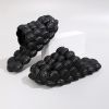 Women's Solid Ultra Cushioned Bubble Slides; Bubble Slippers