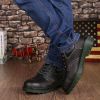 JACKBAGGIO Men's Protective Shoes Low Cut Black Safety Boots With Steel Toe Industrial Safety Equipment
