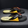 Men's flip flops; beach slippers