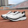 JACKBAGGIO Running Shoes For Marathon Professional Running Sports Shoes; Full Palm Foot Arch Carbon Plate; Thick-soled Shock-Absorbing