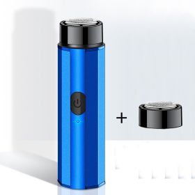 JLL032 Mini Electric Shaver For Men (Option: Blue A-USB)